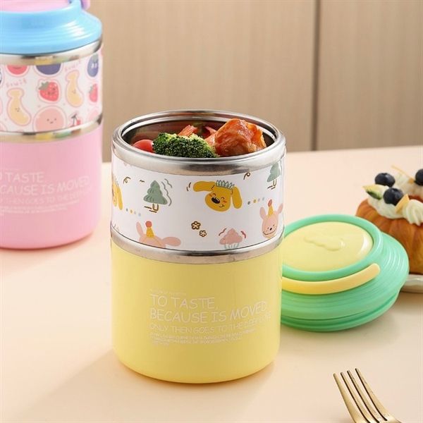  Hộp cơm 2 tầng hình nhí 1060ml 