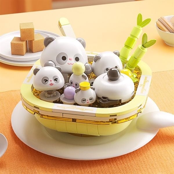  Xếp hình Jaki Panda đồ ăn 