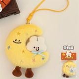  Móc khoá bông thỏ mặt trăng 