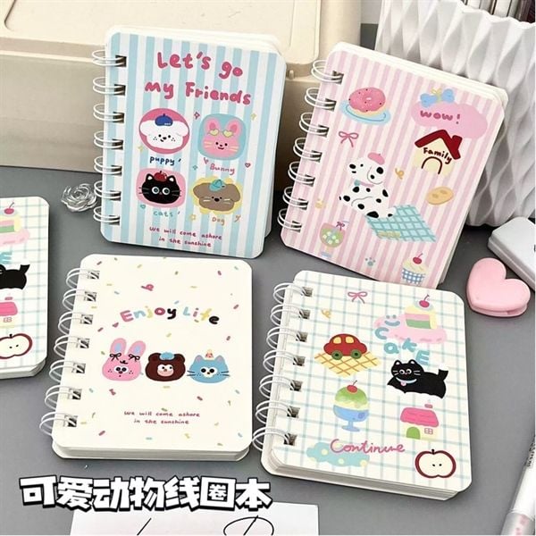  Sổ lò xo mini Pet A7 