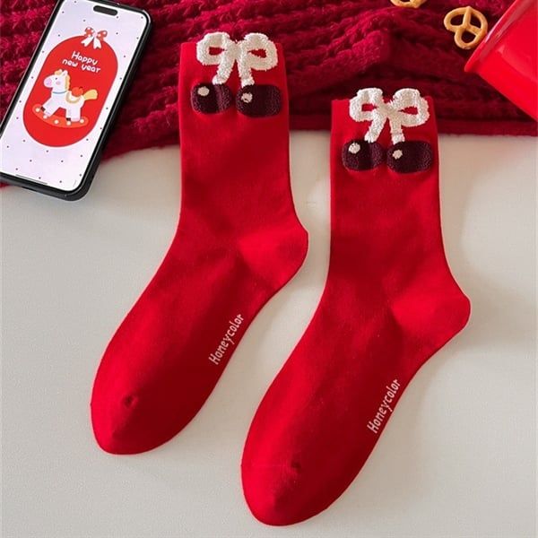  Tất Honey Color tone đỏ 