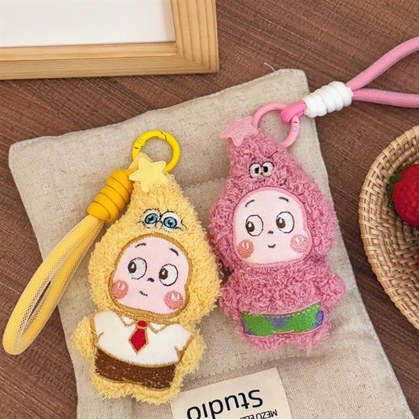  Móc khoá bông Twinkle Twinkle cosplay SpongeBob 