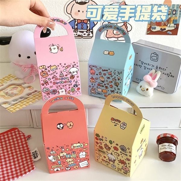  Hộp quà ngôi nhà vuông 8x8x16cm 