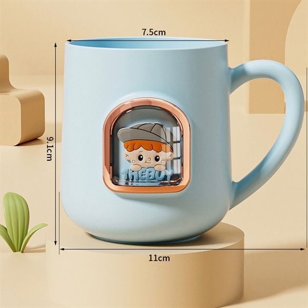  Cốc nhựa cửa sổ dễ thương 330ml 