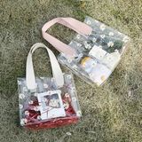  Túi quà trong hoa cúc quai da 