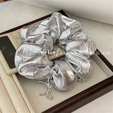  Scrunchies bóng nơ uốn 