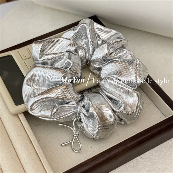  Scrunchies bóng nơ uốn 