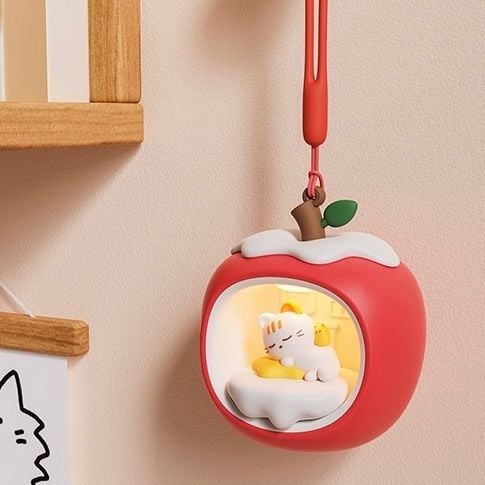  Đèn ngủ quả táo phủ tuyết 