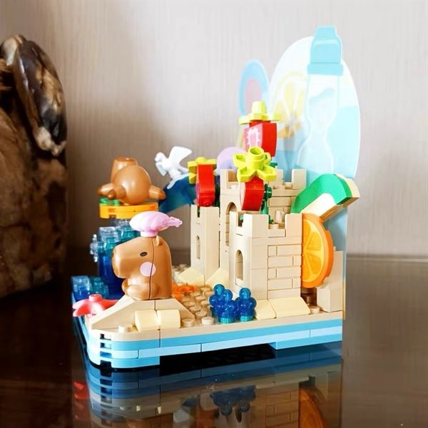  Xếp hình Jaki Capybara nghỉ dưỡng 