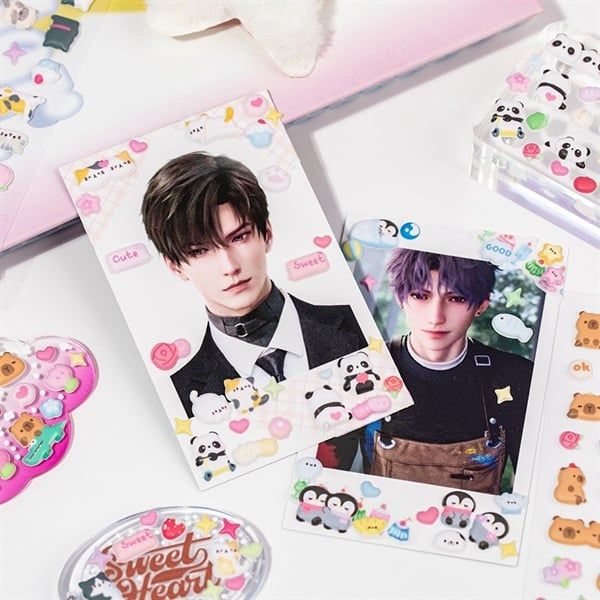  Sticker nổi bìa thú 