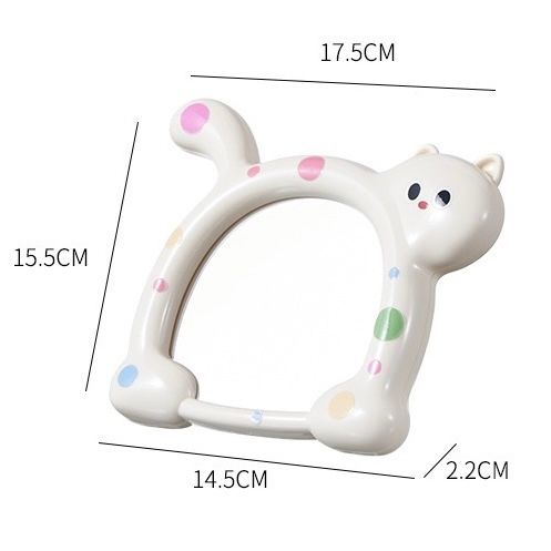  Gương mèo uốn cong chấm bi 