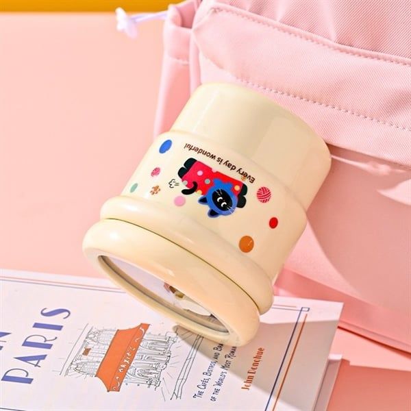  Cốc giữ nhiệt thú chấm bi 420ml 