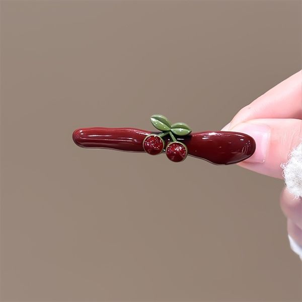  Kẹp tóc đỏ đun cherry 