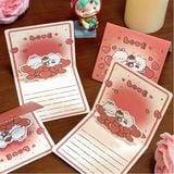  Thiệp dựng trái tim cún love đỏ 