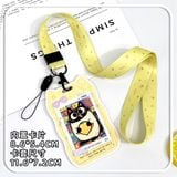  Dây đeo thẻ Mèo viền sóng 