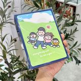  Album ảnh gia đình trên thảm cỏ 