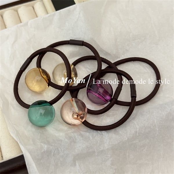  Chun buộc tóc đá giọt nước 