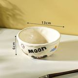  Set bát đĩa viền hoạ tiết nhí 