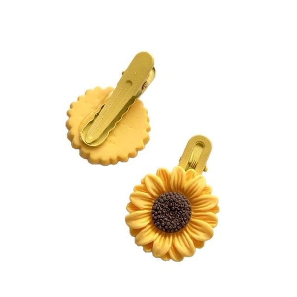  Kẹp tóc hoa hướng dương 