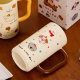  Cốc cún dài quai màu 410ml 