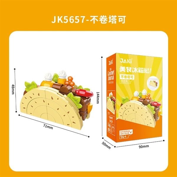  Xếp hình Jaki Fast food 