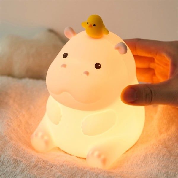  Đèn ngủ hà mã đội vịt 