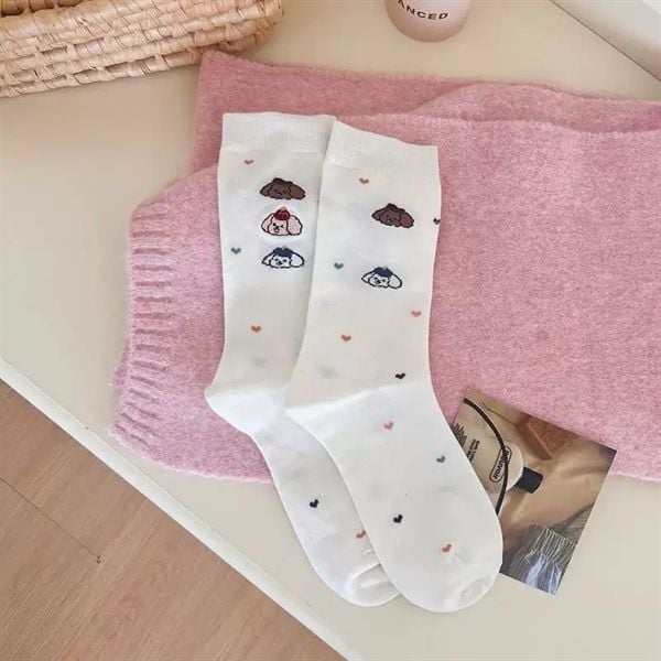  Tất The TeaLife cún trái tim nhí 