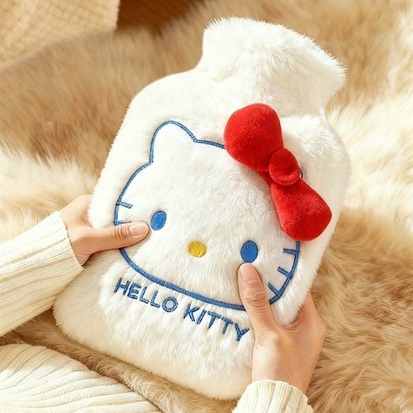  Túi chườm Hello Kitty nơ đỏ 1000ml 