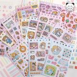  Sổ Sticker 63 tờ Telado bé gái gấu 