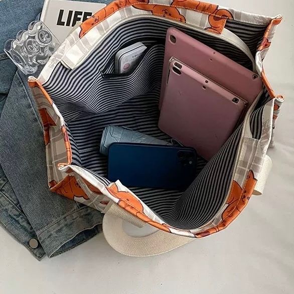  Túi tote cứng Gentle Woman 43x30x12cm 