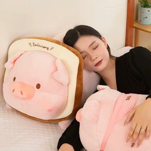  Heo bông bánh gối 