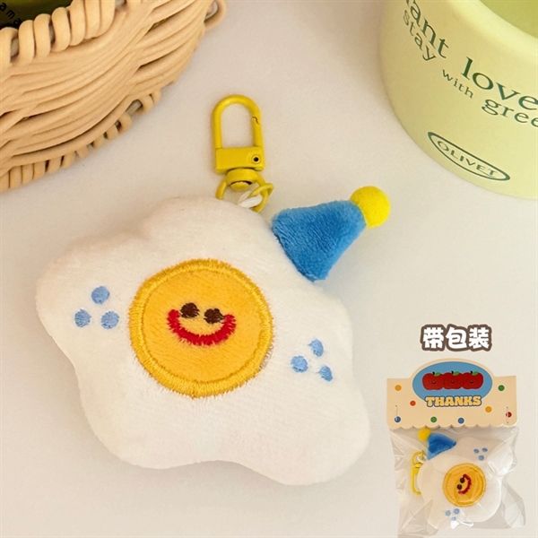  Móc khoá bông trứng ốp 