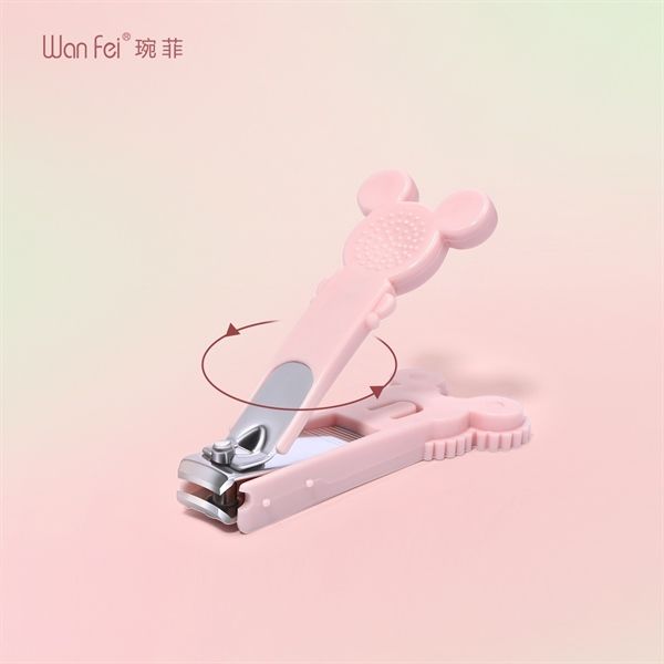  Bấm móng tay Mickey hồng Wanfei 