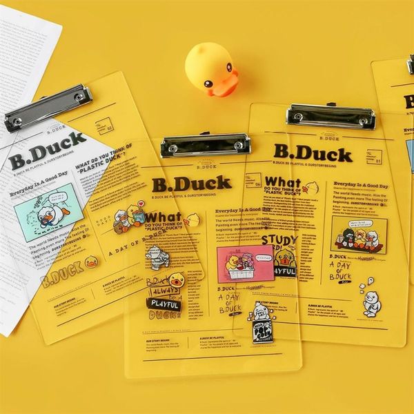  Bảng kẹp tài liệu nhựa trong B.Duck A4 