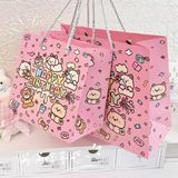  Túi quà thú Happy birthday hồng 