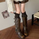  Tất len cao cổ qua gối You Jia Xiu 