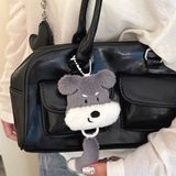  Móc khoá bông cún đuôi béo 