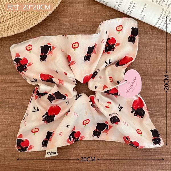  Scrunchies vuông hình nhí 