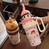  Cốc giữ nhiệt đầu 3D 800ml 