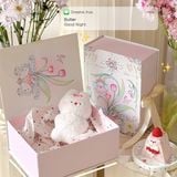  Hộp quà cứng thỏ hoa tulip 26x20x10cm 