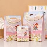  Túi quà gập miệng sơn dầu bé gái 