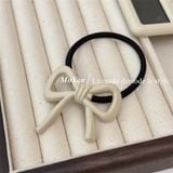  Chun buộc tóc nơ cứng 