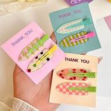  Set 2 kẹp xẻng mix hình màu sắc 