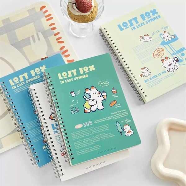  Sổ lò xo A5 Lost Fox 68 tờ 