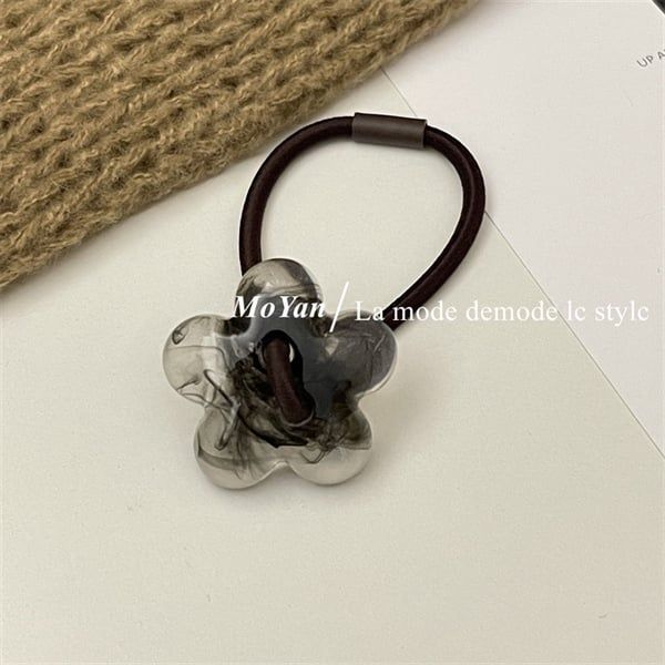  Chun buộc tóc hoa đá loang 