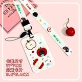  Dây đeo thẻ mèo táo 