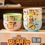  Set 5 bát con Bear is Bug 