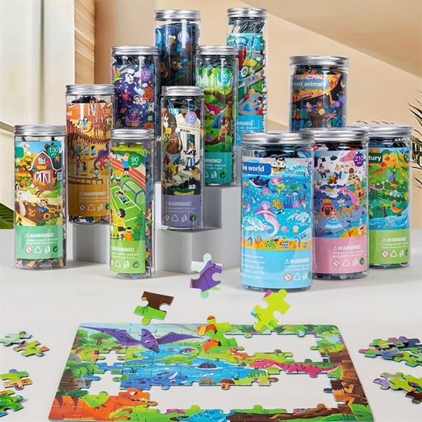  Xếp hình Puzzles lọ ống 