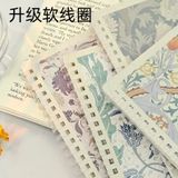  Sổ lò xo B5 bìa nhựa hoa vintage 