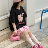  Túi da mini hồng vân thừng 